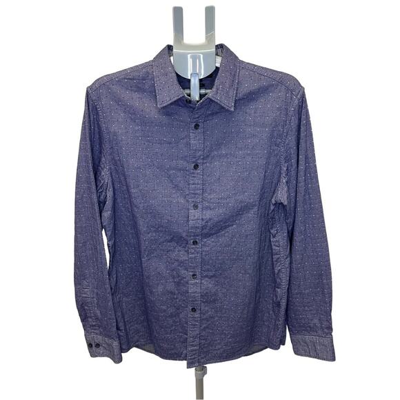 Michael Kors Men’s Long Sleeve Button-Up Shirt - Size Large - Picture 1 of 10